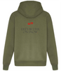 Earthy Green 237 Powder Hoodie - Life's better on snow collection Hoodie Life_sbetteronsnowEarthGreenHoodieBack 237 Collective