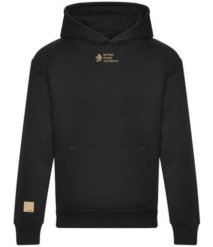 Black 237 Padel Special Edition Britsh Padel Academy Collection Hoodie 237PadelBPASpecialEditionJH120NEWDeepBlackFRONT 237 Collective