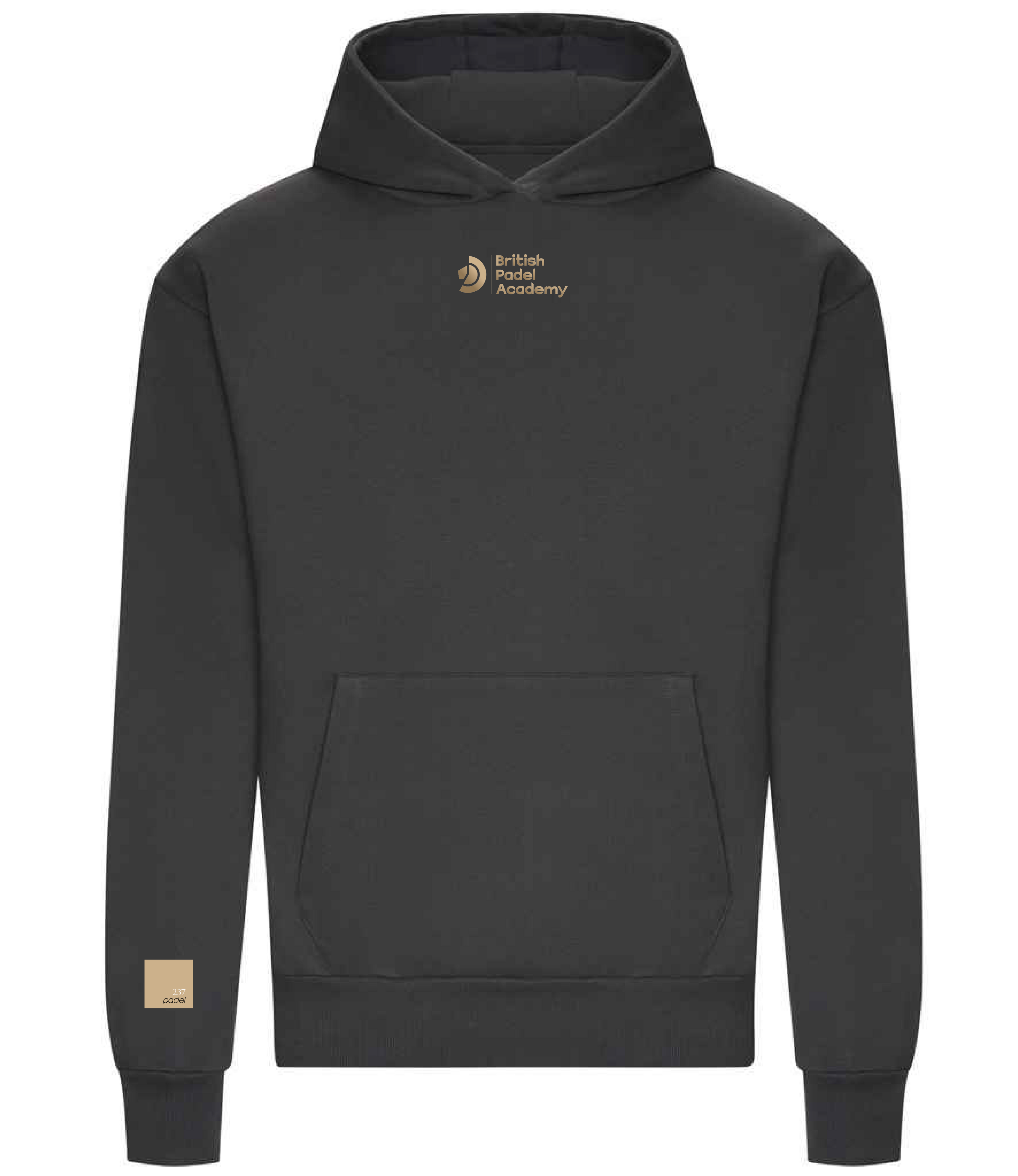 237 Padel Special Edition Britsh Padel Academy Collection Hoodie 237PadelBPASpecialEditionJH120NEWSOLIDCHARCOALFRONT 237 Collective