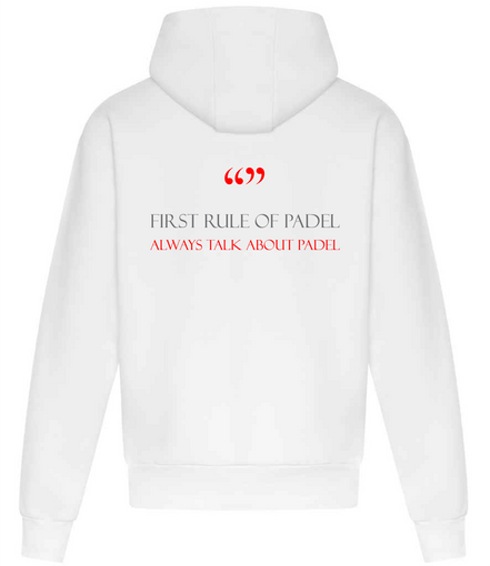 237 Padel Hoodie -  First rule of padel collection