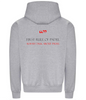 Heather Grey Padel 237 Padel Hoodie - First rule of padel collection Hoodie FirstRuleofPadelHeatherGreyHoodieBack 237 Collective