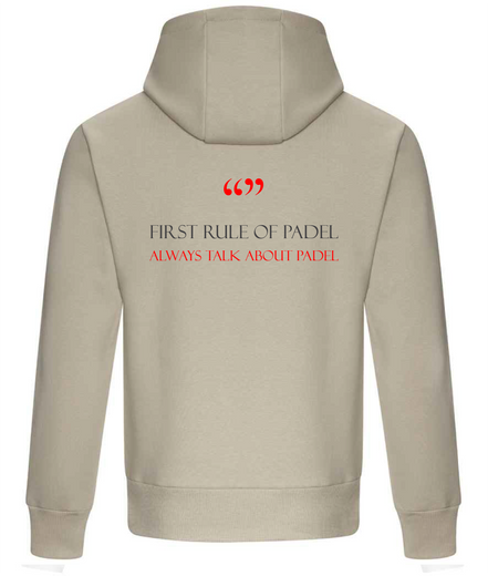 237 Padel Hoodie -  First rule of padel collection