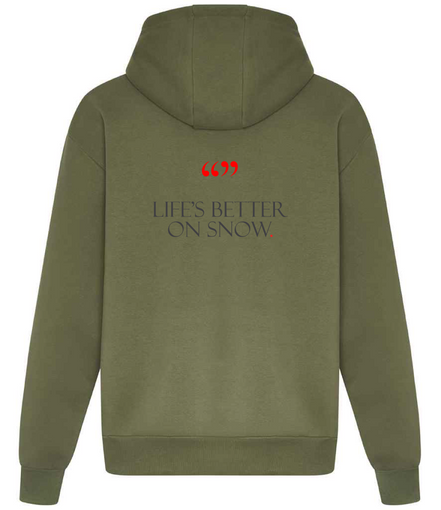 237 Powder Hoodie -  Life's better on snow collection