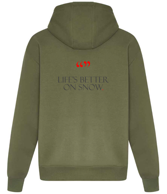 237 Powder Hoodie -  Life's better on snow collection